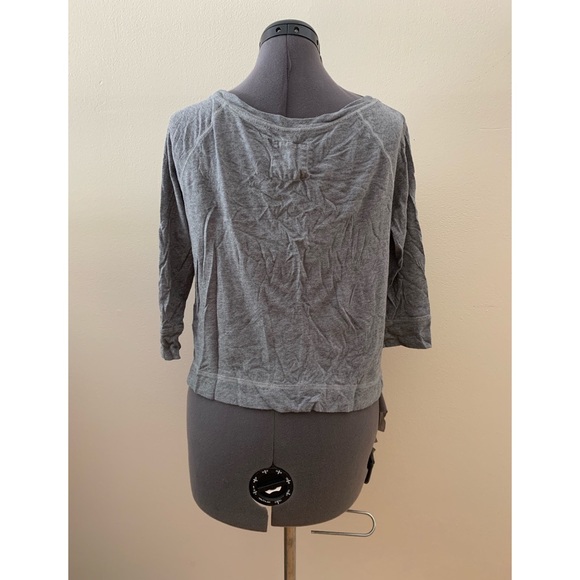 [Hollister] Grey 3/4 Length Sleeve T-Shirt - Picture 3 of 5